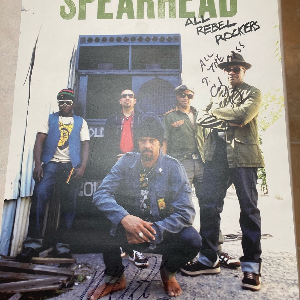 Michael Franti Signed poster